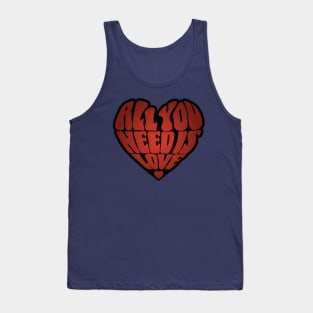 All You Need Is Love Groovy Tank Top